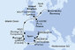 Nemecko, Veľká Británia, Francúzsko, Španielsko, Portugalsko z Hamburgu na lodi MSC Preziosa