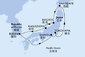 Japonsko, Južná Kórea z Yokohami na lodi MSC Bellissima