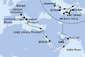 Saúdská Arábie, Katar, Spojené arabské emiráty, Omán, Egypt, Taliansko na lodi MSC World Europa