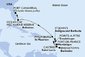 USA, Bahamy, Svatý Martin, Antigua a Barbuda, Martinik, Guadeloupe, Svätá Lucia, Barbados z Port Canaveralu na lodi MSC Seaside