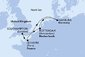 Francúzsko, Veľká Británia, Nemecko, Holandsko z Le Havre na lodi MSC Euribia