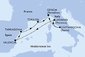 Taliansko, Španielsko, Francúzsko z Livorna na lodi MSC Magnifica