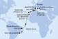 Brazília, Španielsko, Portugalsko, Francúzsko, Taliansko z Rio de Janeira na lodi MSC Armonia
