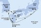 Japonsko, Južná Kórea z Yokohami na lodi MSC Bellissima