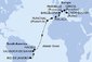 Taliansko, Francúzsko, Španielsko, Portugalsko, Brazília z Civitavechie na lodi MSC Grandiosa