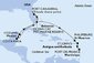 USA, Bahamy, Mexiko, Svatý Martin, Antigua a Barbuda, Martinik z Port Canaveralu na lodi MSC Seaside