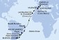 Argentína, Uruguaj, Brazília, Španielsko, Francúzsko z Buenos Aires na lodi MSC Musica