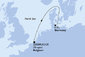 Belgicko, Nemecko zo Zeebrugge na lodi MSC Euribia