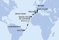 Španielsko, Brazília z Barcelony na lodi MSC Armonia