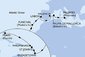 USA, Svatý Martin, Antigua a Barbuda, Barbados, Portugalsko, Španielsko, Taliansko z Miami na lodi MSC Seaside