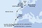 Španielsko, Portugalsko, Veľká Británia, Nemecko z Las Palmas na lodi MSC Euribia