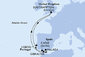 Veľká Británia, Portugalsko, Gibraltár, Španielsko zo Southamptonu na lodi MSC Virtuosa