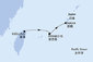 Tchaj-wan, Japonsko z Keelungu (Taipeje) na lodi MSC Bellissima