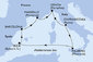 Taliansko, Španielsko, Francúzsko z Civitavechie na lodi MSC Seaview