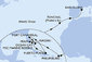USA, Bahamy, Dominikánska republika, Svatý Martin, Portugalsko, Španielsko z Port Canaveralu na lodi MSC Grandiosa