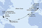 USA, Svatý Martin, Portugalsko, Španielsko, Francúzsko, Taliansko z Port Canaveralu na lodi MSC Grandiosa
