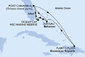 USA, Dominikánska republika, Bahamy z Port Canaveralu na lodi MSC Seashore