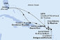 USA, Svätý Krištof a Nevis, Svatý Martin, Antigua a Barbuda, Dominikánska republika z Miami na lodi MSC Poesia