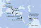 Spojené arabské emiráty, Omán, Egypt, Malta, Taliansko z Abu Dhabi na lodi MSC World Europa