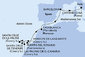 Španielsko, Maroko, Taliansko z Las Palmas na lodi MSC Fantasia