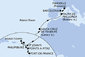 Martinik, Guadeloupe, Svatý Martin, Britské Panenské ostrovy, Antigua a Barbuda, Španielsko, Francúzsko z Fort de France, Martinik na lodi MSC Seaview