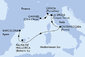Francúzsko, Taliansko, Španielsko z Cannes na lodi MSC Seaview