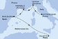 Malta, Španielsko, Francúzsko, Taliansko z Valletty na lodi MSC World Europa