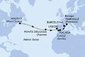 Kanada, Portugalsko, Španielsko, Francúzsko z Halifaxu na lodi MSC Meraviglia