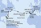 USA, , Bahamy, Kanada, Portugalsko, Španielsko, Francúzsko z New Yorku na lodi MSC Meraviglia