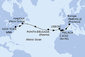 USA, , Kanada, Portugalsko, Španielsko, Francúzsko z New Yorku na lodi MSC Meraviglia