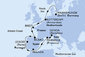 Nemecko, Holandsko, Francúzsko, Španielsko, Portugalsko, Taliansko z Warnemünde na lodi MSC Magnifica