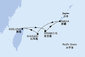 Tchaj-wan, Japonsko z Keelungu (Taipeje) na lodi MSC Bellissima