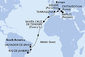 Taliansko, Tarragona, Španielsko, Brazília z Neapolu na lodi MSC Divina Taliansko, Tarragona, Španielsko, Brazília z Neapolu na lodi MSC Divina