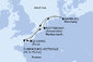 Francie, Nemecko, Holandsko z Le Havre na lodi MSC Preziosa