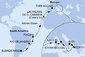 Argentína, Brazília, Španielsko, Tarragona, Francúzsko, Taliansko, Grécko z Buenos Aires na lodi MSC Splendida