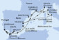 Španielsko, Francúzsko, Taliansko, Maroko, Portugalsko z Barcelony na lodi MSC Sinfonia