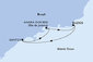 Brazília zo Santosu na lodi MSC Divina