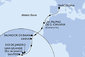 Španielsko, Brazília z Barcelony na lodi MSC Divina
