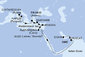 Taliansko, Grécko, Turecko, Cyprus, Egypt, Omán, Katar z Civitavechie na lodi MSC World Europa