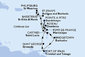 Barbados, Trinidad a Tobago, Grenada, Martinik, Guadeloupe, Dominika, Svatý Martin, Svätý Krištof a Nevis, Antigua a Barbuda, Svätá Lucia z Bridgetownu na lodi MSC Meraviglia
