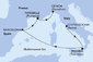 Taliansko, Španielsko, Francúzsko z Civitavechie na lodi MSC World Europa
