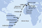 Argentína, Brazília, Kapverdy, Portugalsko, Maroko, Španielsko z Buenos Aires na lodi MSC Seaview