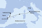 Taliansko, Španielsko, Tarragona z Civitavechie na lodi MSC Sinfonia