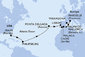 USA, Svatý Martin, Portugalsko, Španielsko, Francúzsko, Tarragona z Miami na lodi MSC Meraviglia