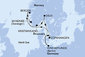 Nemecko, Nórsko, Oslo, Dánsko z Warnemünde na lodi MSC Splendida