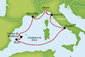 Z Talianska na Ibizu so zastávkami v Marseille a Neapole na lodi MSC Fantasia