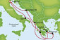 Okruh východným Stredomorím so zastávkou v Grécku a Albánsku na lodi MSC Lirica