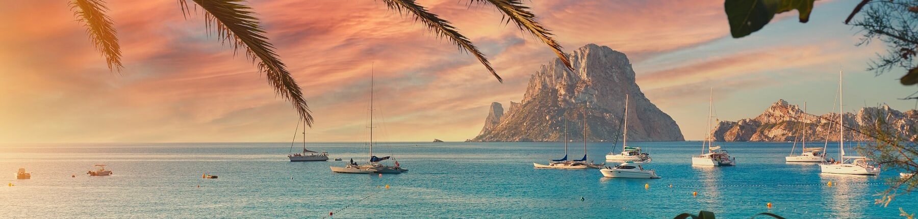 Preplávanie zálivom pri ostrove Ibiza