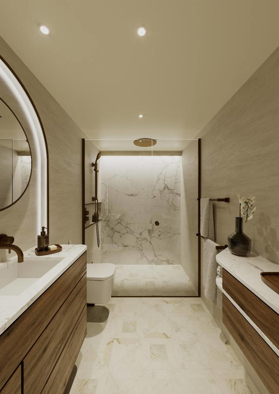 Apartmá Skylight Infinite Balcony Suite, koupelna - Celebrity Boundless