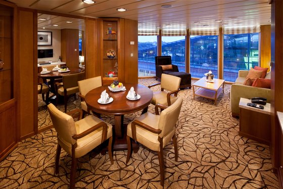 Celebrity Suite, obývací část - Celebrity Constellation